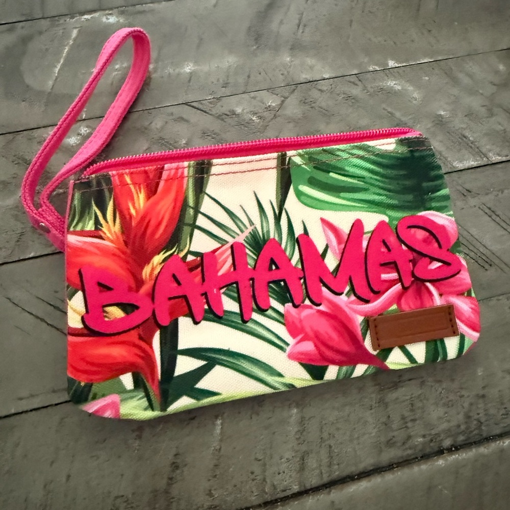 Tropical Bahamas Wristlet